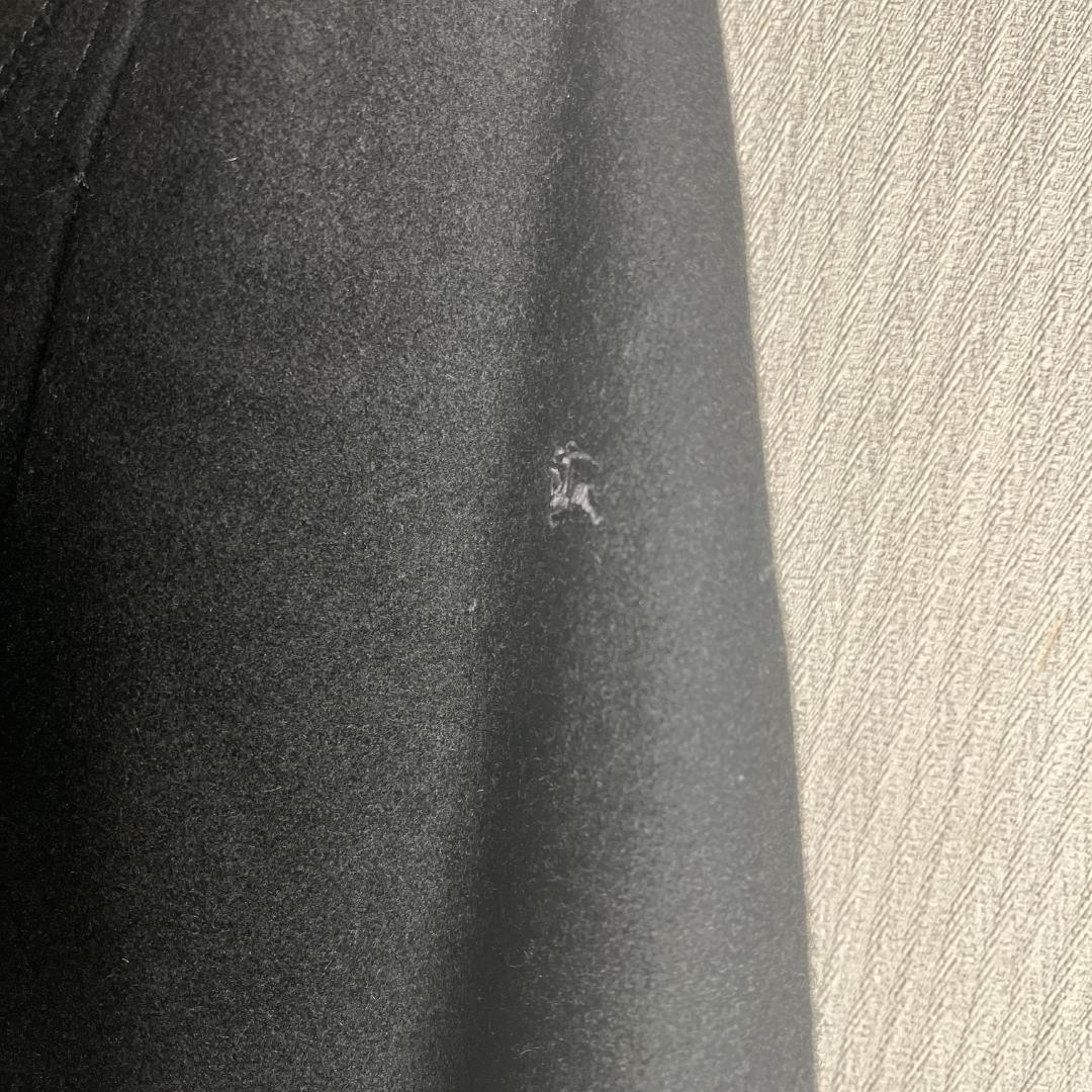 バーバリーブラックレーベル ★ ダッフルコート M ブラック ショート丈