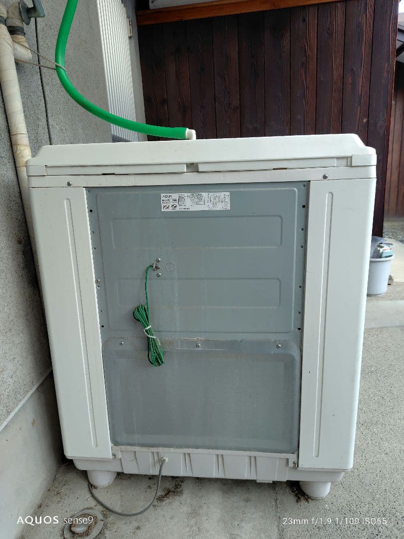 2槽式洗濯機　アクアAQW-N450　 2016年