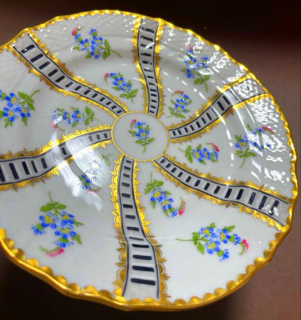 p*o様 HEREND ヘレンド忘れな草パンザラプレート15.5cmレア貴重稀少