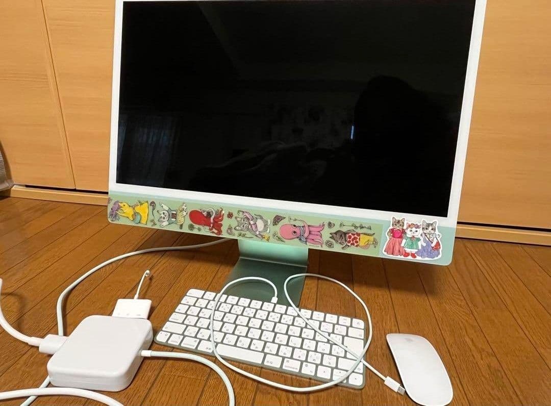 imac 24インチ 2021 ヒグチユウコ シール付き