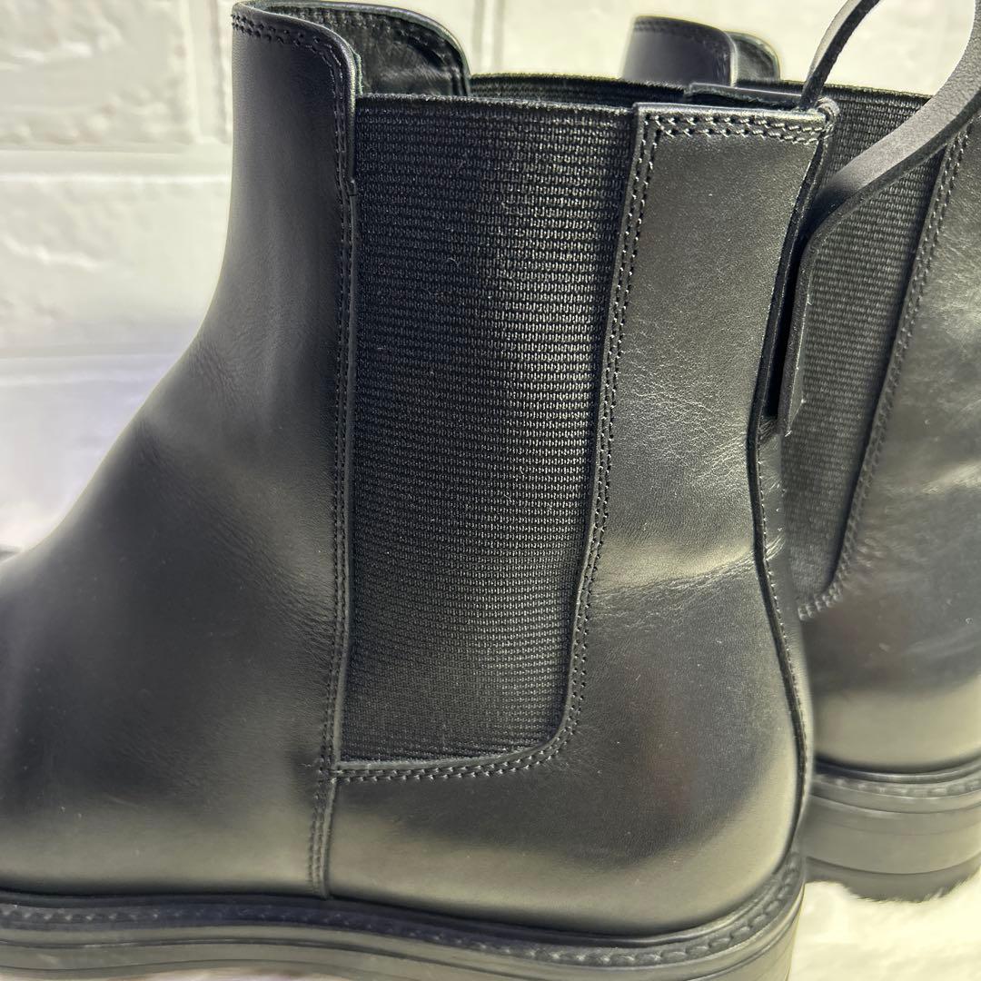 未使用級　theory セオリー　サイドゴアブーツ 27　ブラック　防水 ミドル