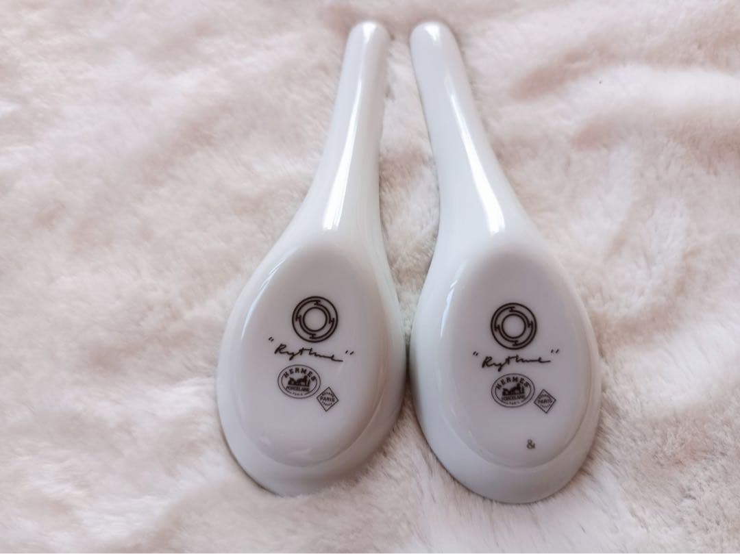 HERMES エルメス　レンゲ 2本セット リズム