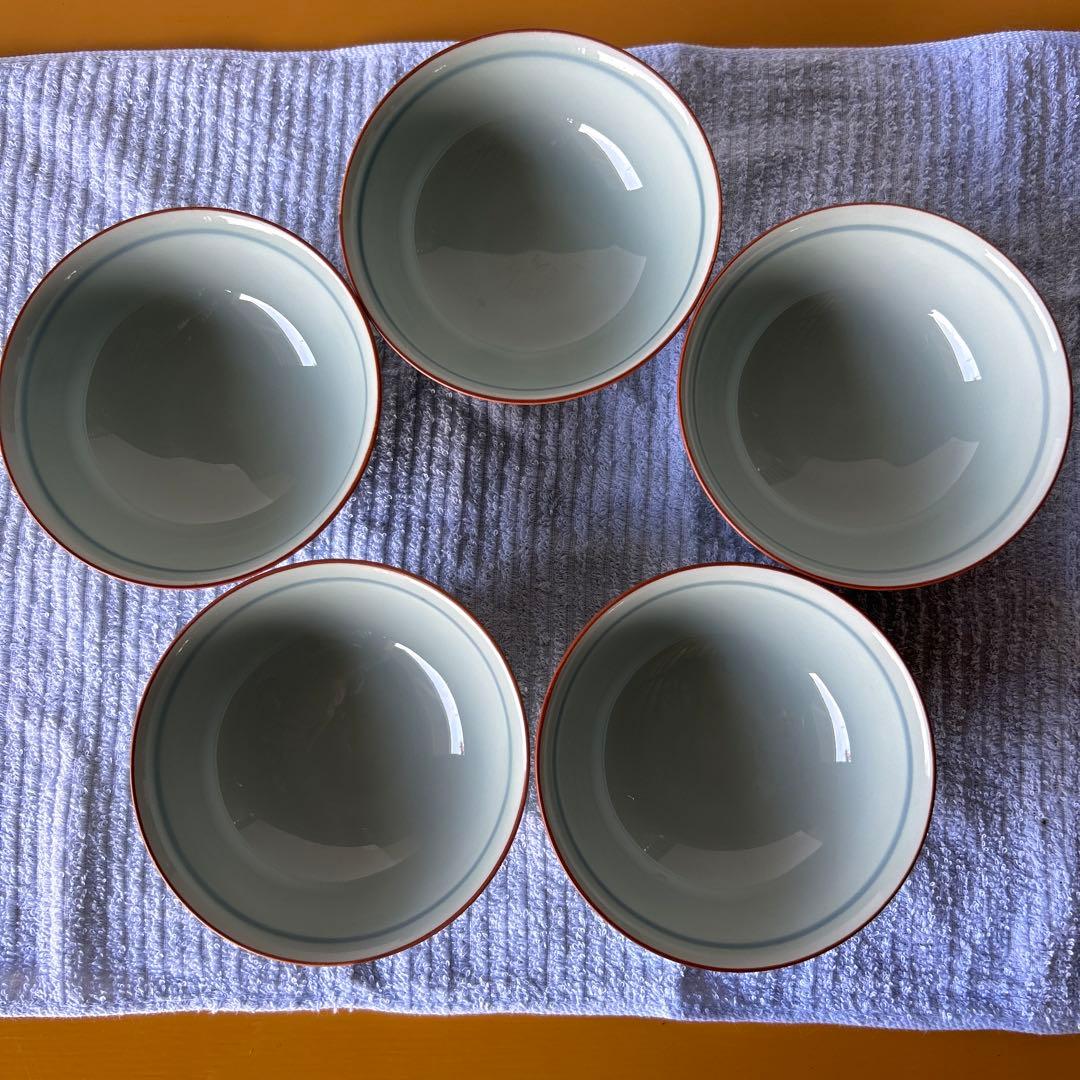 15、有田焼　清山　茶碗　5枚セット