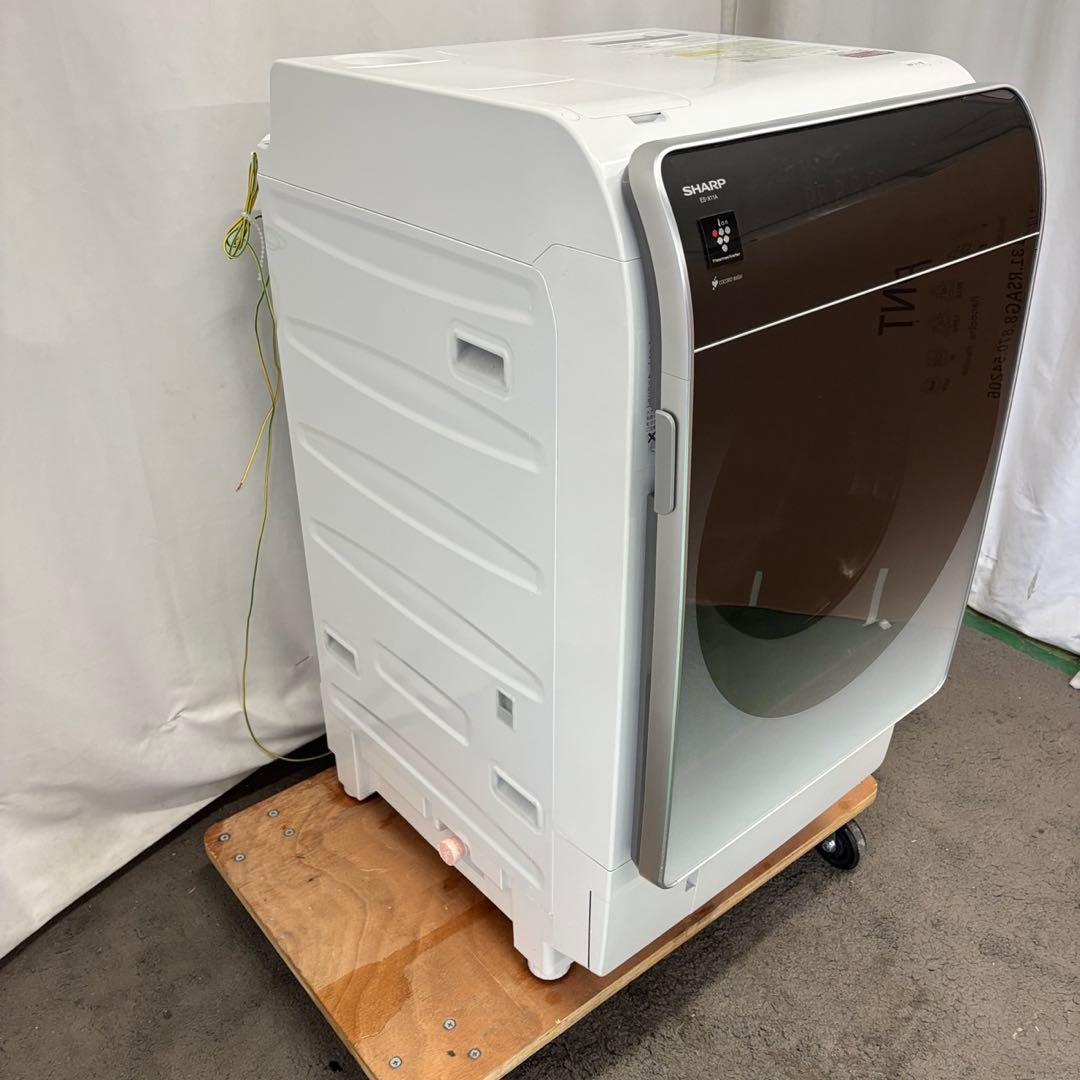 ★146　ドラム式洗濯機　SHARP　乾燥　11キロ　右開き　設置無料　安い