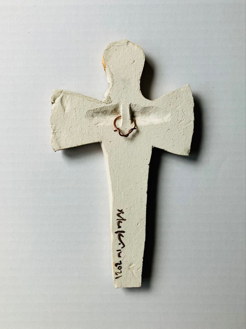 超希少 入手困難 1点もの yuko kan 2021 陶器作品 天使の壁掛け