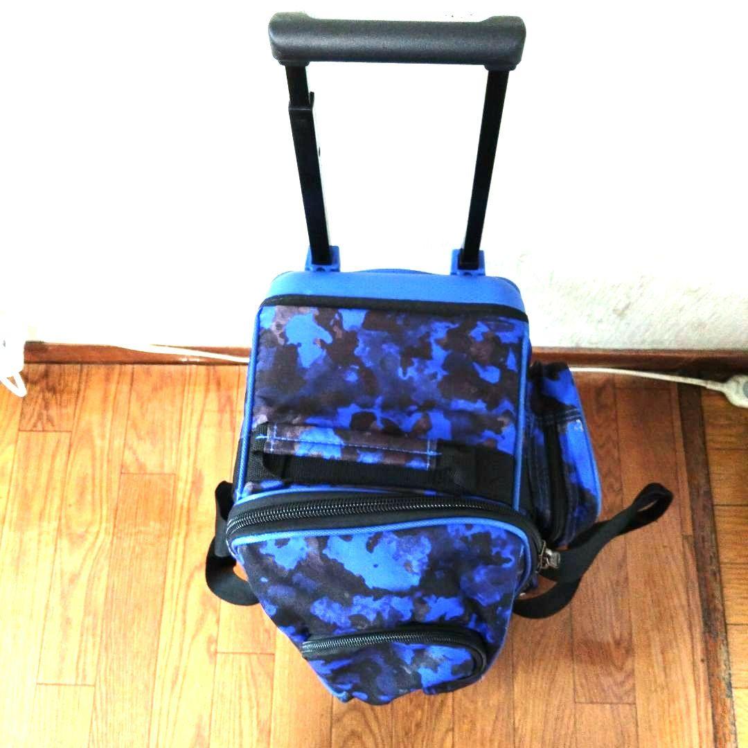 Brunswick ゾーンダブルローラーバッグ ブルーカオス 2個用