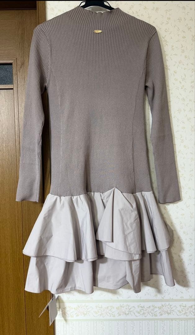 Arpege story タフタドッキングワンピース　ピンク