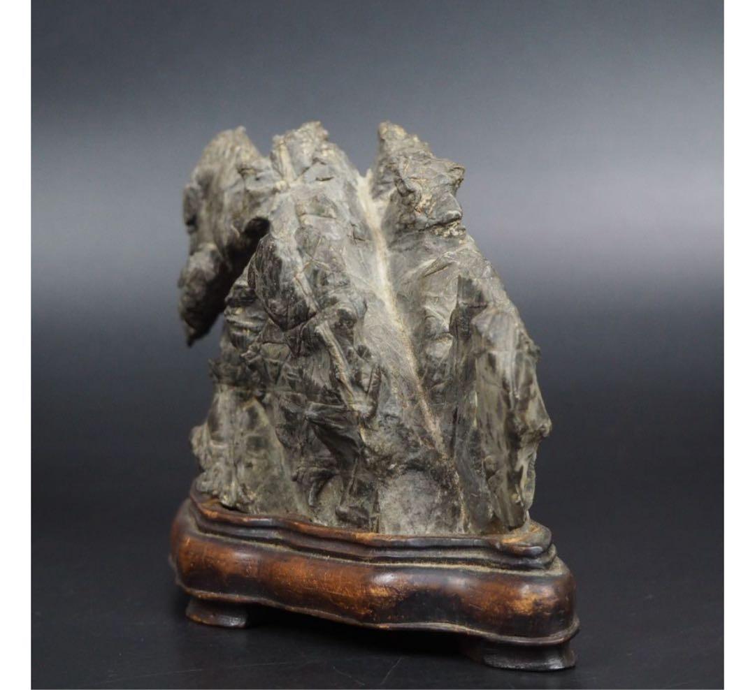 送料無料　鑑賞石愛好家蒐集品　山水石　鑑賞石 天然石 盆石 奇石