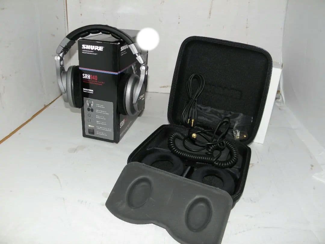 美品 SHURE SRH940 リファレンス・スタジオ・ヘッドホン 完備品