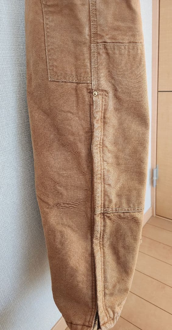 Carhartt ブラウンオーバーオール　USA製