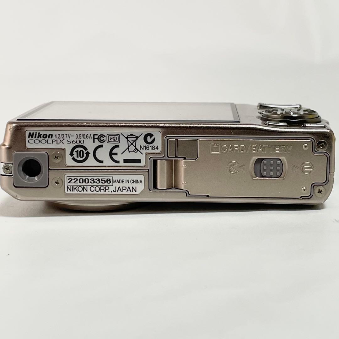 【美品】ニコン　Nikon coolpix s600 コンデジ　デジカメ