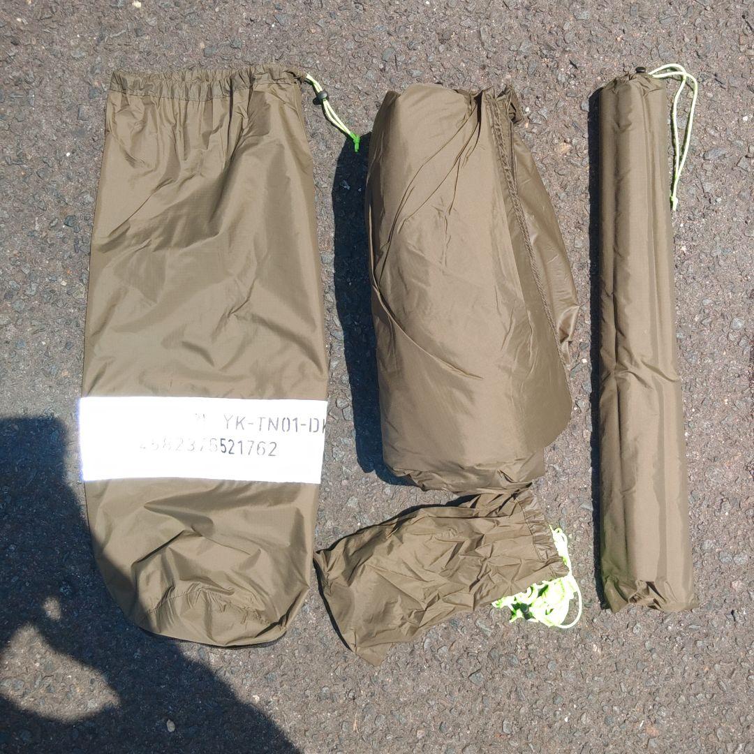 ヨカティピ　YOKA YK-TN01-DK ダークオリーブ テントやや汚れあり