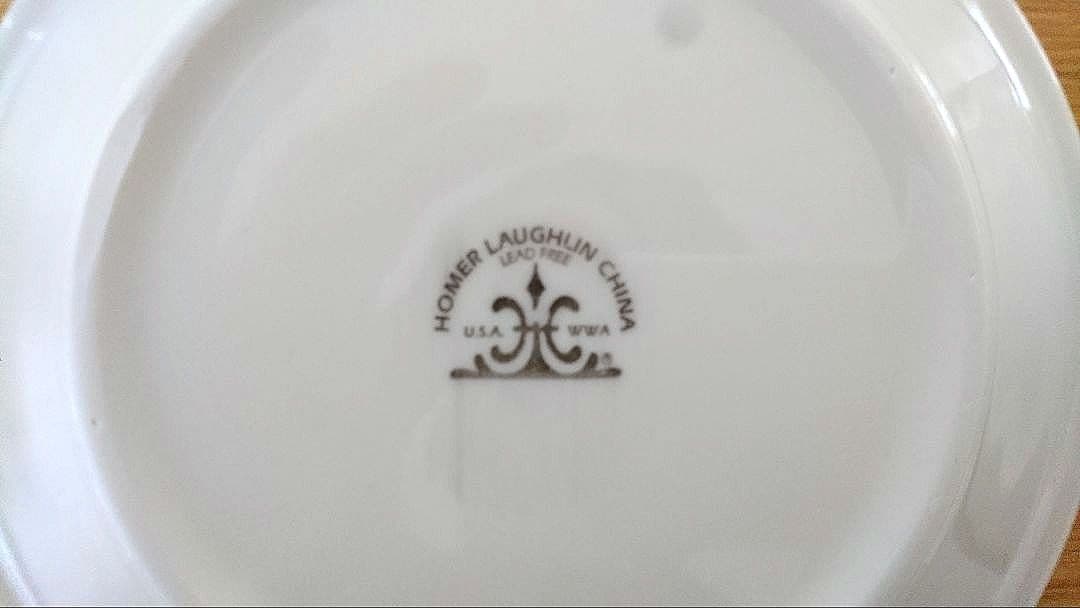 デッドストック 4枚 16 US NAVY ホーマーラフリン 皿 プレート 米軍