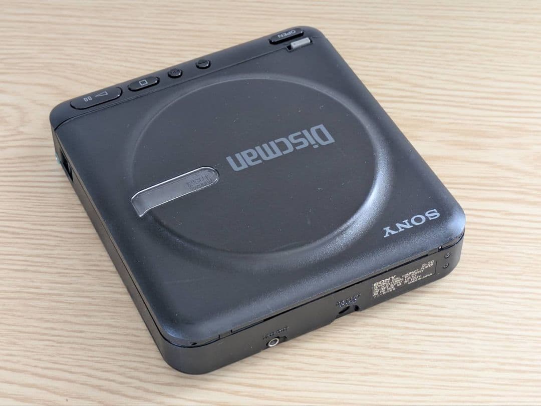 【動作確認済み】SONY Discman D-20 コンパクトCDプレイヤー