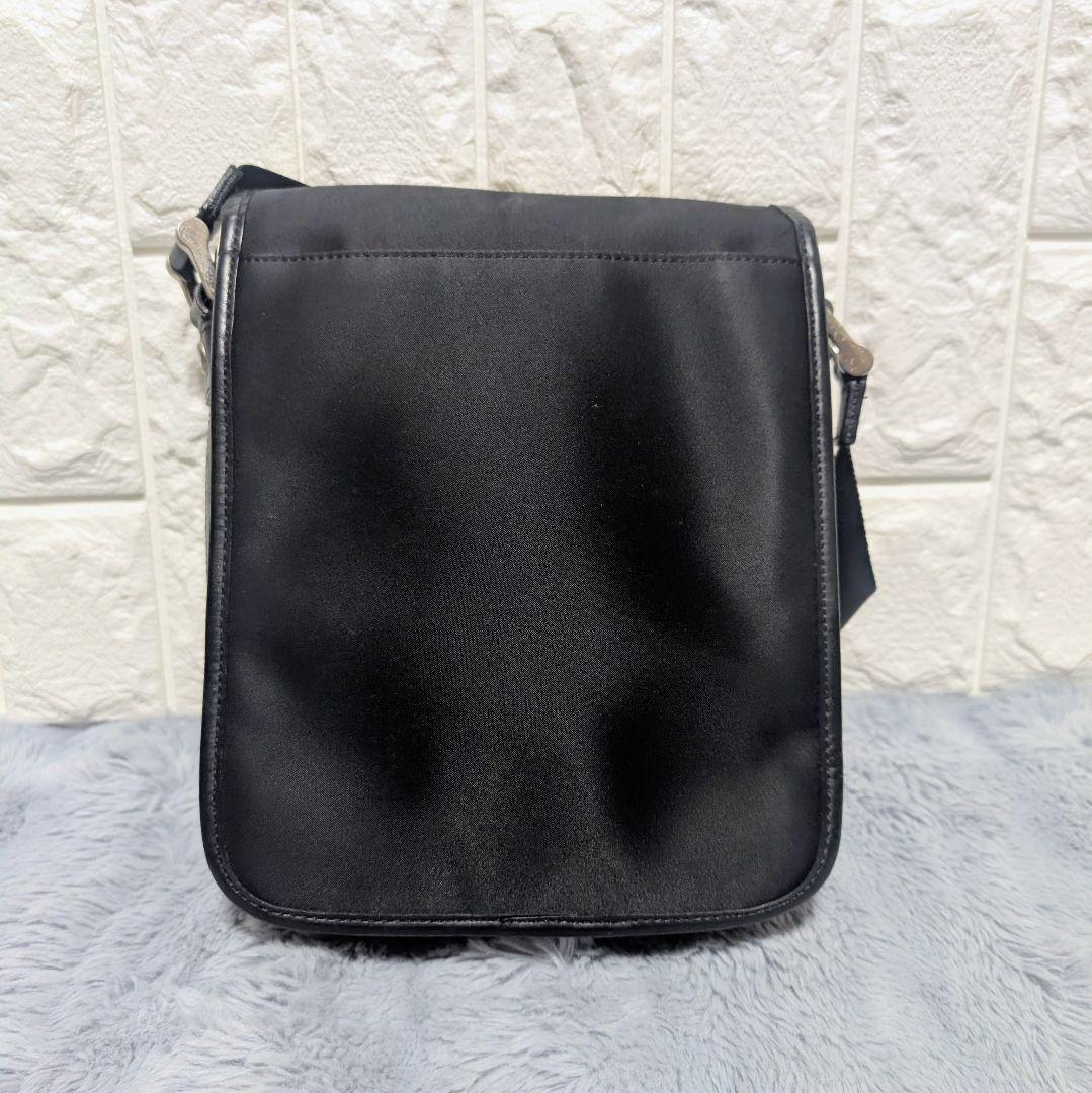 【美品】BURBERRY ショルダーバッグ ナイロン レザー 金具 ノバチェック