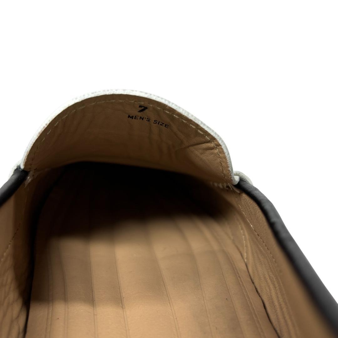 TOD's フェラーリ ドライビングシューズ アイボリー 7 25.5-26cm