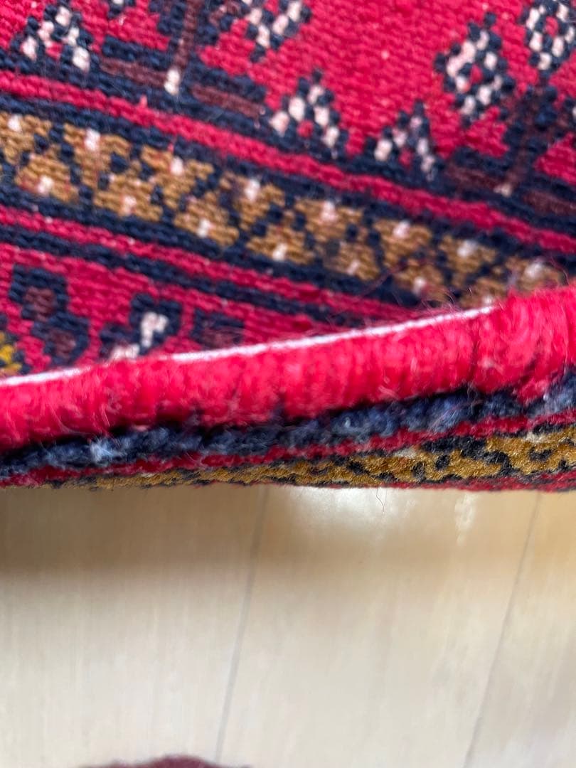 ペルシャ絨毯　トライバルラグ　オールドトルクメン　66✖️91cm