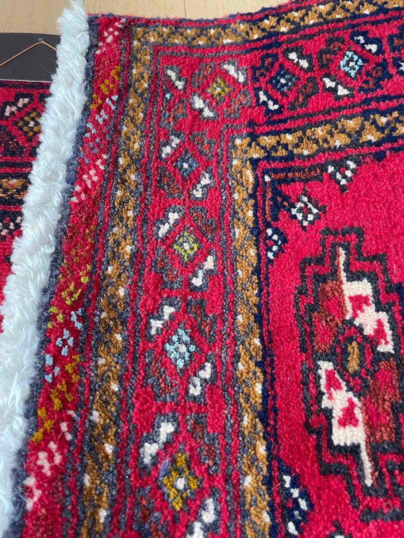 ペルシャ絨毯　トライバルラグ　オールドトルクメン　66✖️91cm