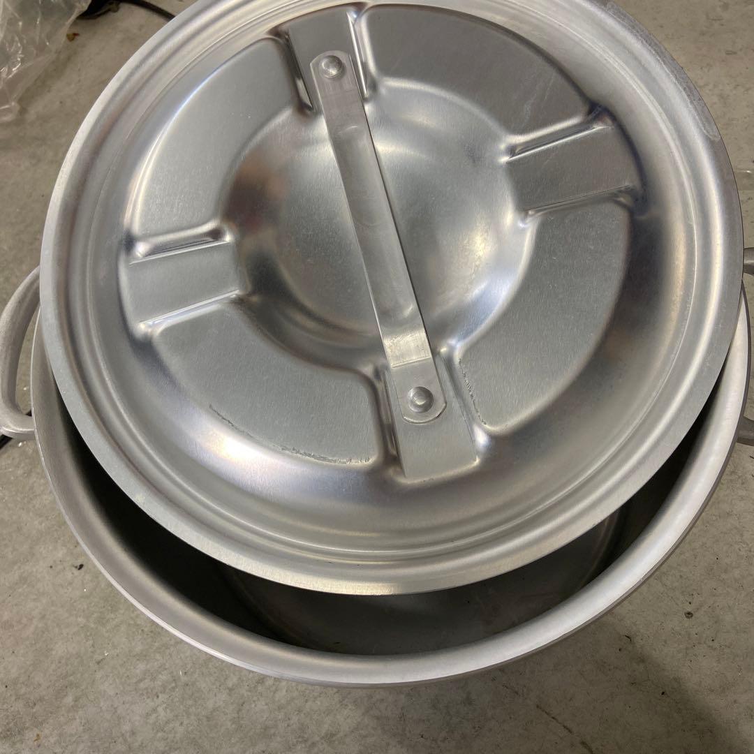 値下げ中！寸胴鍋　アカオアルミ　30センチ　新品未使用