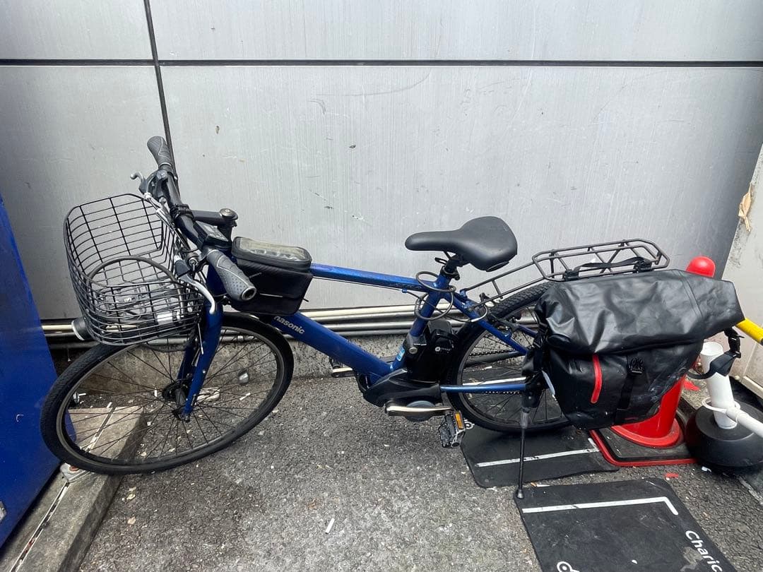 Panasonic jetter 電動アシスト自転車 青　引取限定