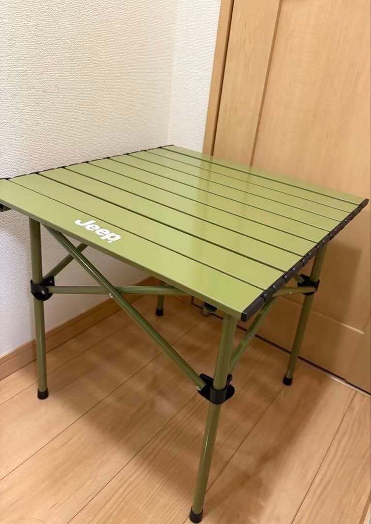 Jeep キャンプ用テーブル＆チェア2脚セット 収納袋付き　新品
