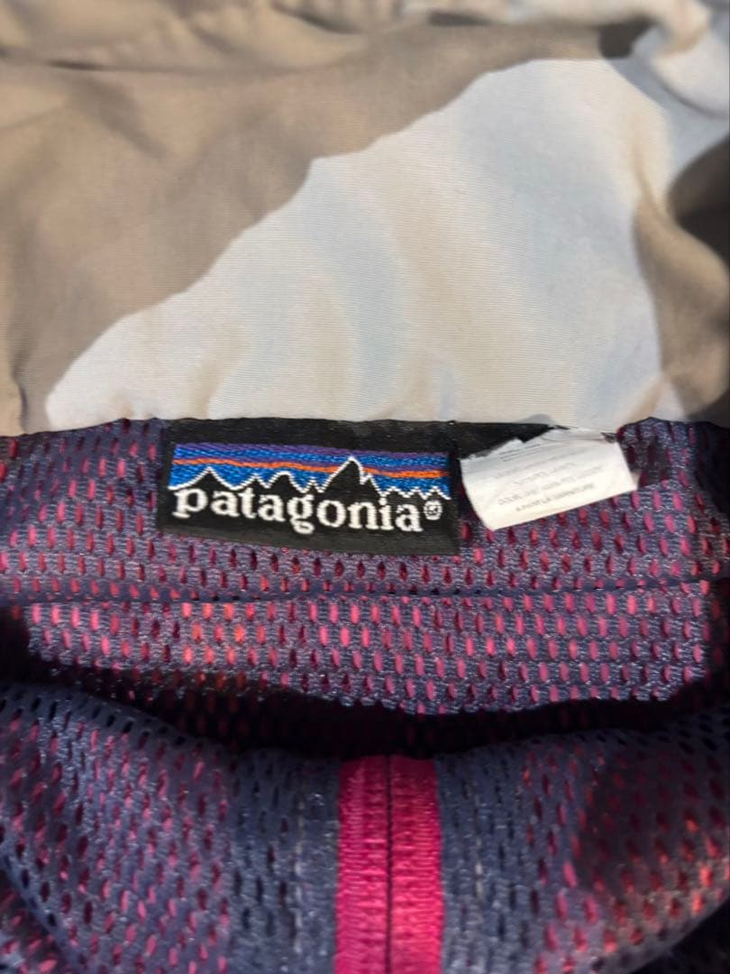 232 90s USA製Patagoniaメッシュライナアノラックジャケット