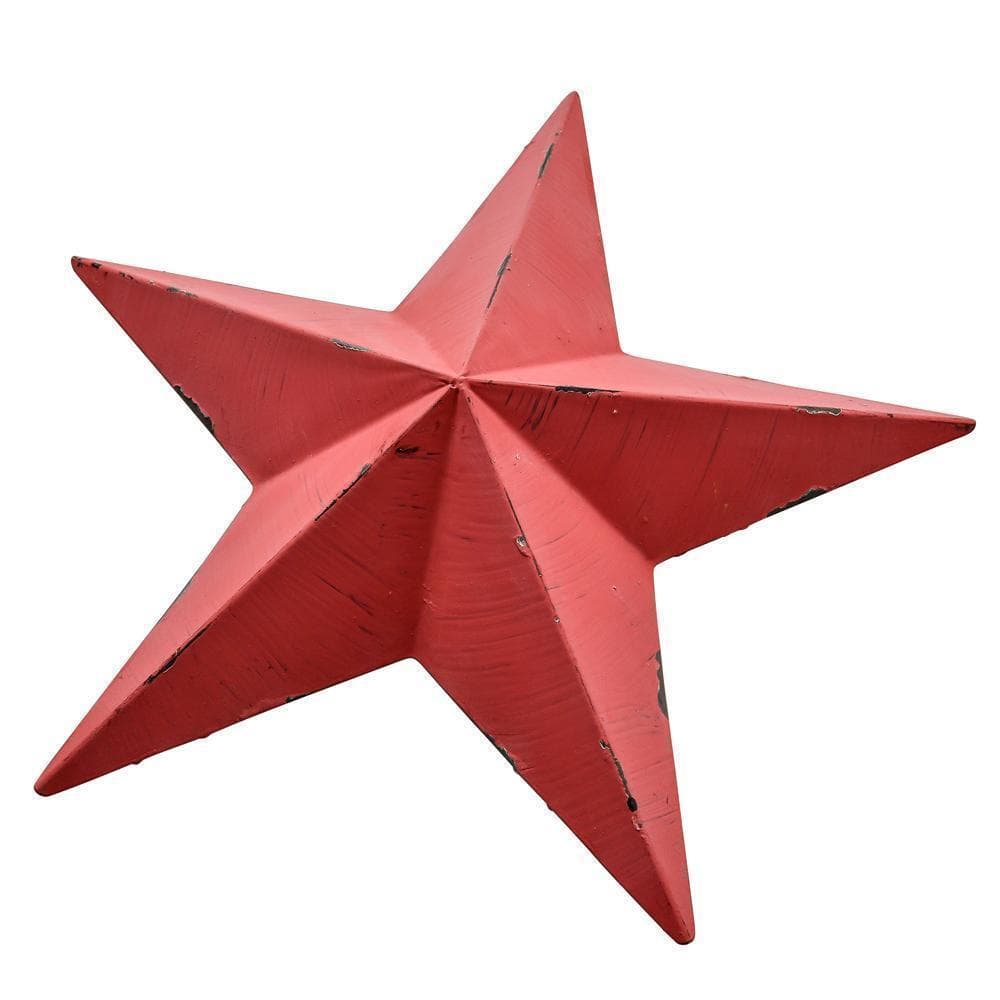 バーンスター アメリカン ブリキ オブジェ クリスマス L 赤