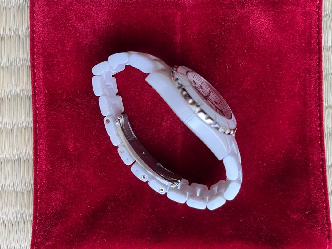 極美品☆CHANEL☆シャネル☆J12☆ホワイトセラミック☆H0968☆保証あり