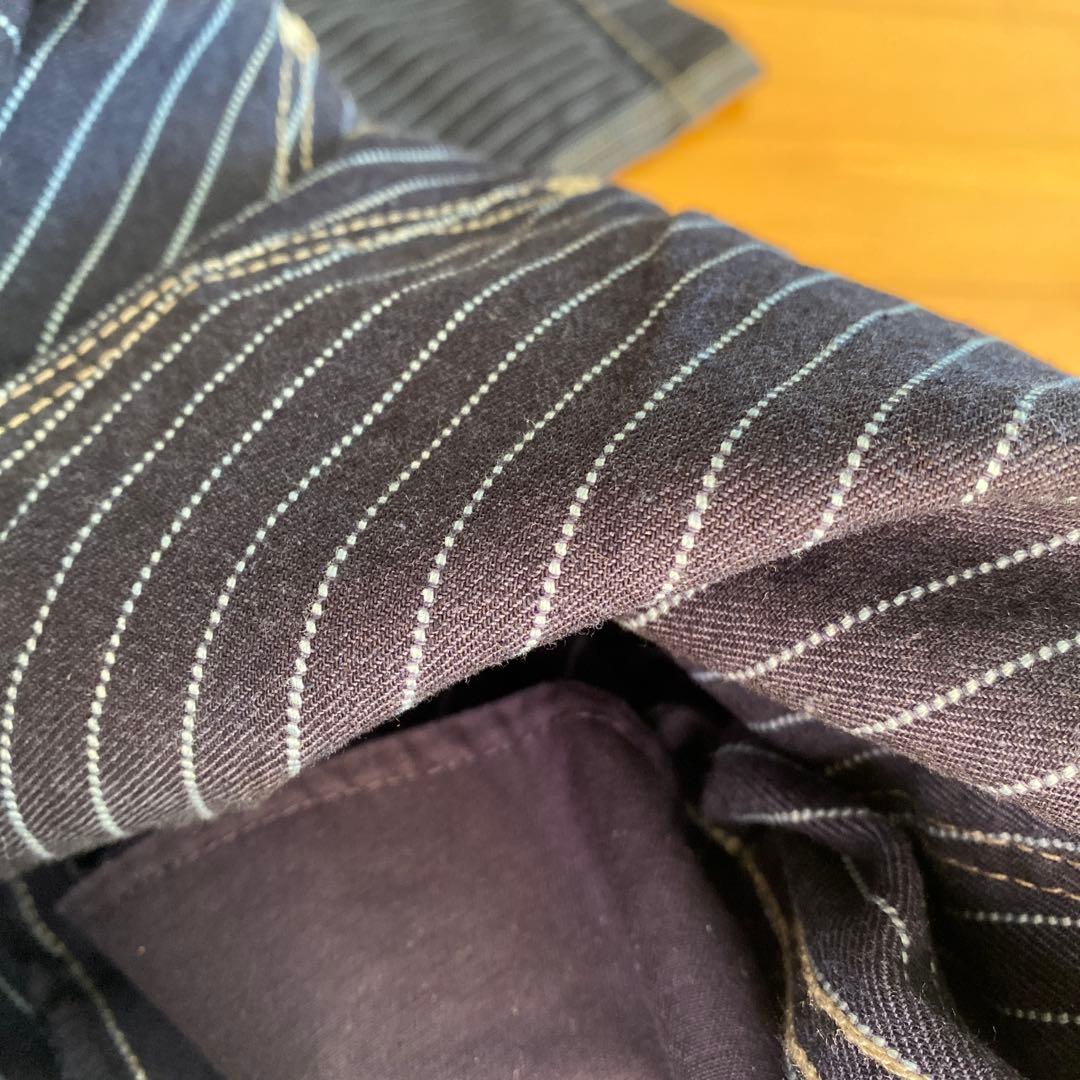 ショット　ヒッコリーデニム　パンツ　ウォバッシュ　36