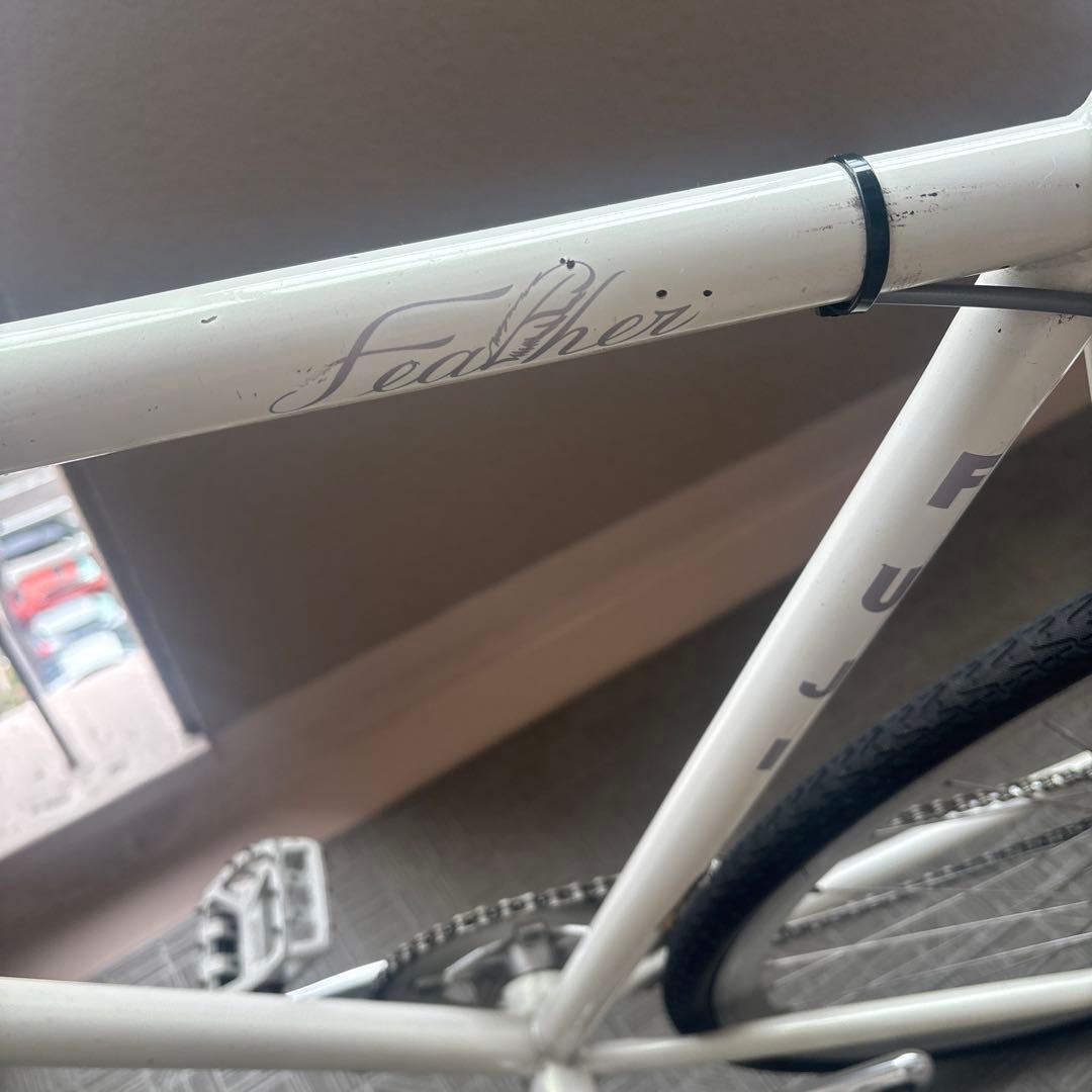 [名古屋市内近郊お引き取り限定]FUJI Feather ロードバイク ホワイト