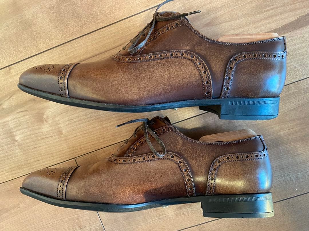 Salvatore Ferragamo ブローグシューズ ブラウン