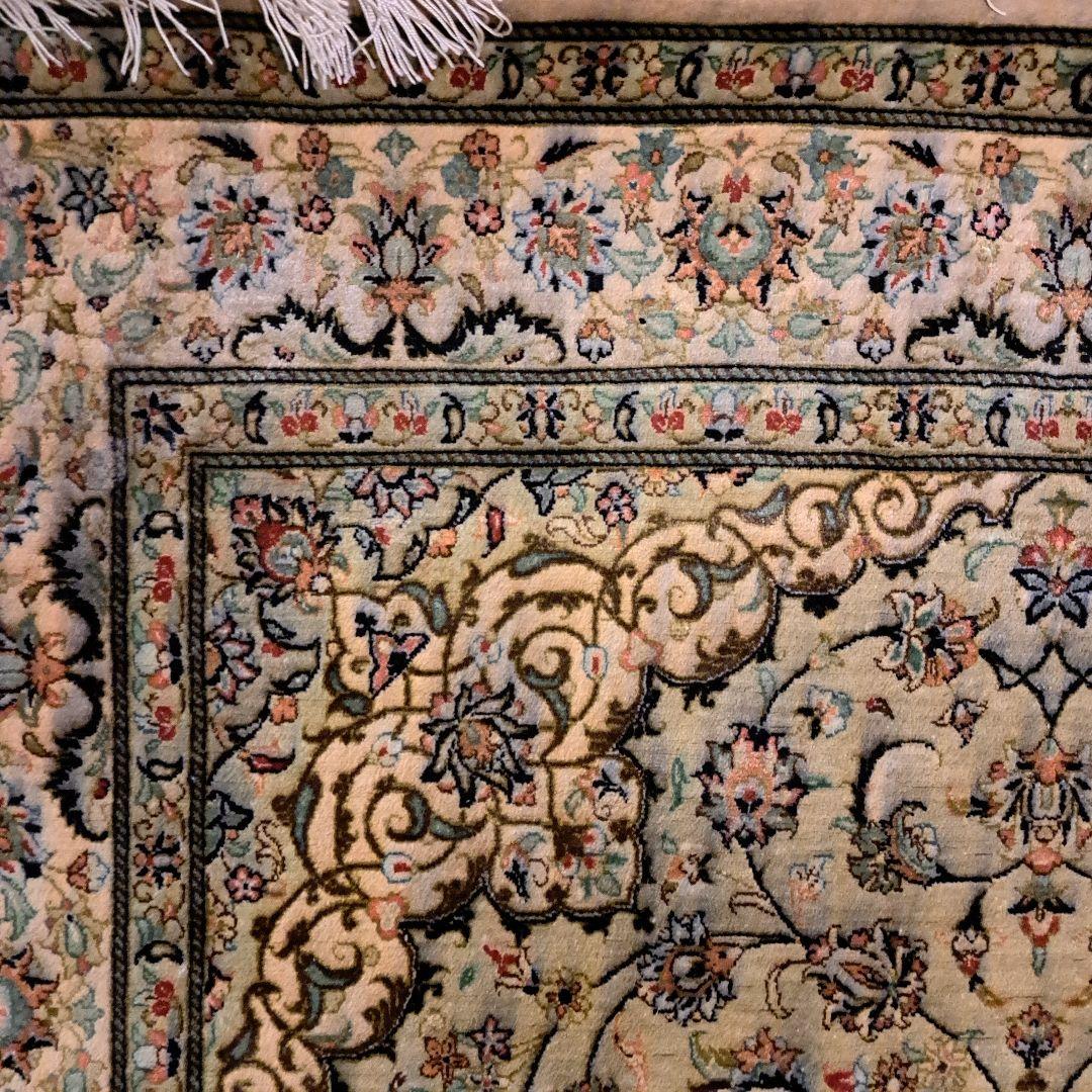 ペルシャ絨毯　100万ノット　シルク100%