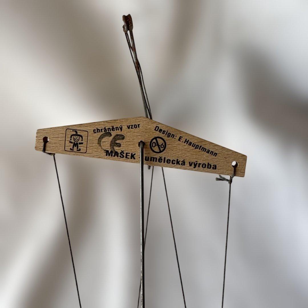 チェコ　マシェク社製　あやつり人形 おおかみ男　おばあさん　2体セット