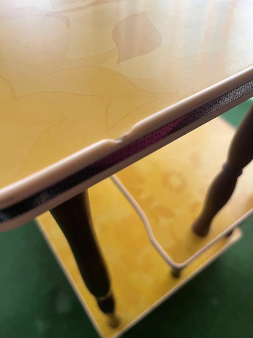 ワゴン ラック 昭和レトロ 当時物 インテリア アンティーク レトロポップ 花柄