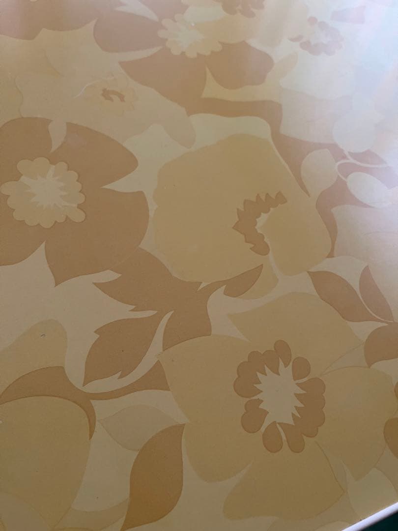 ワゴン ラック 昭和レトロ 当時物 インテリア アンティーク レトロポップ 花柄