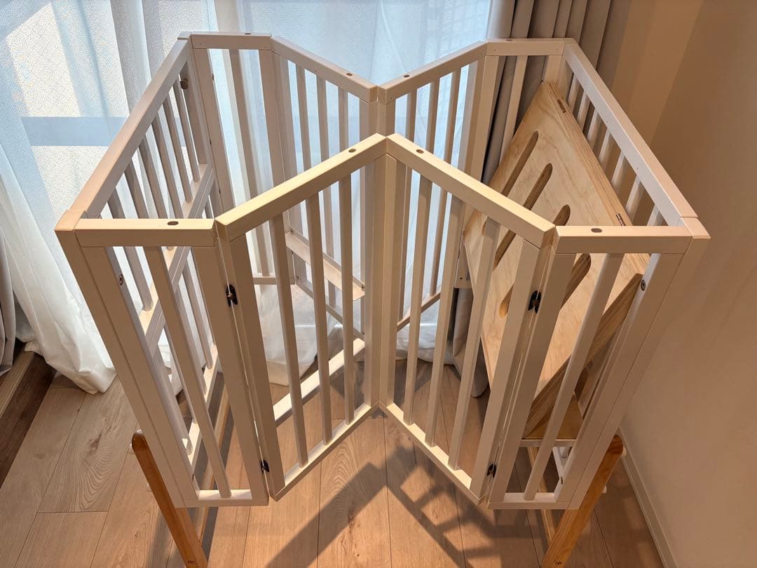 大和屋 pattan II ベビーベッド ホワイト