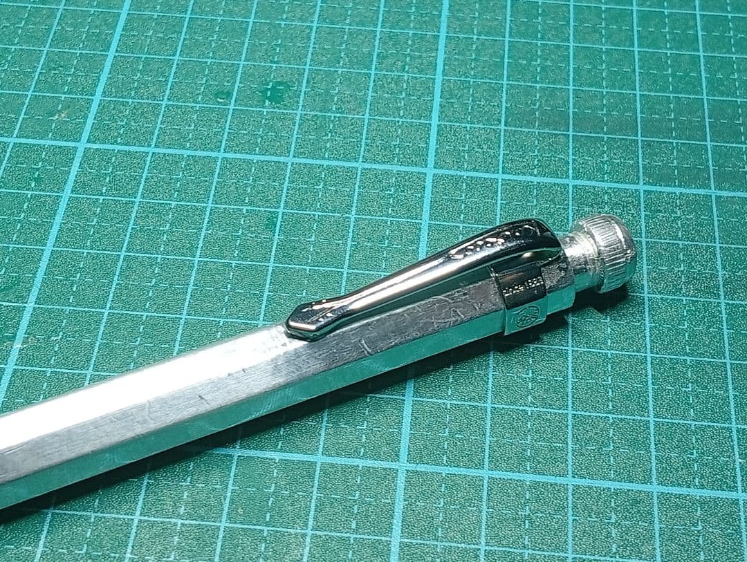 カヴェコスペシャルシャーペン シルバー(自作)