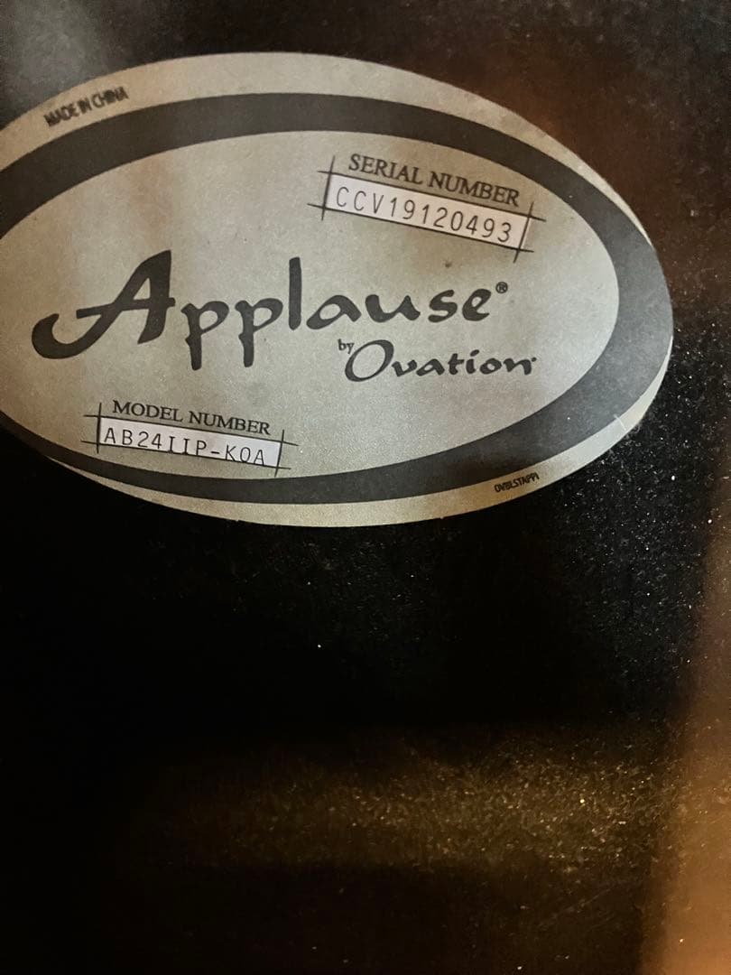 エレアコ　Applause AB24IIP-KOA アコースティックギター