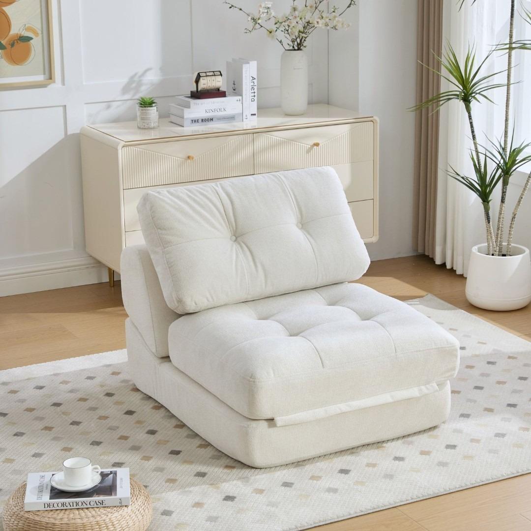 ソファ 折りたたみ ソファベッド 1人掛け 幅75cm リクライニング シングル