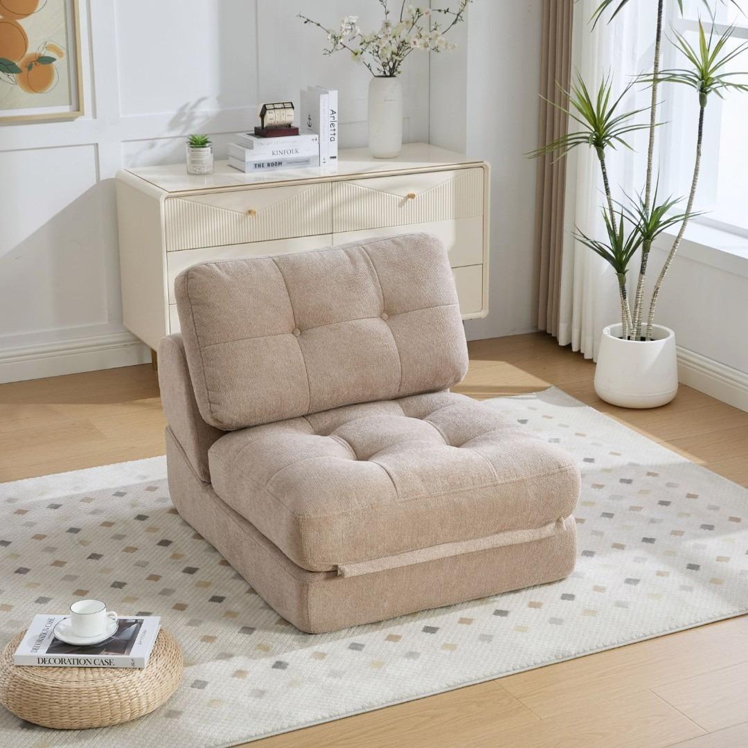 ソファ 折りたたみ ソファベッド 1人掛け 幅75cm リクライニング シングル