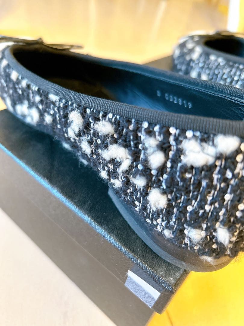 お値下げ⭐︎美品☆CHANEL⭐︎バレリーナ☆ツイード
