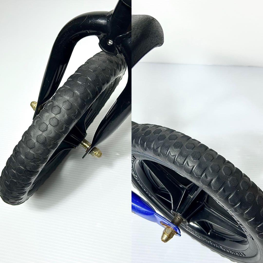 美品☆ストライダー スポーツ ブルー 青 キックバイク 補助なし