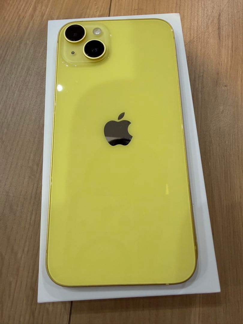 iPhone14Plus 256GB本体　イエロー　黄色　Apple公式購入