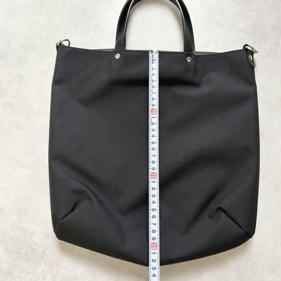 ラシット　ナイロン2WAYトートバッグ　ブラック 黒