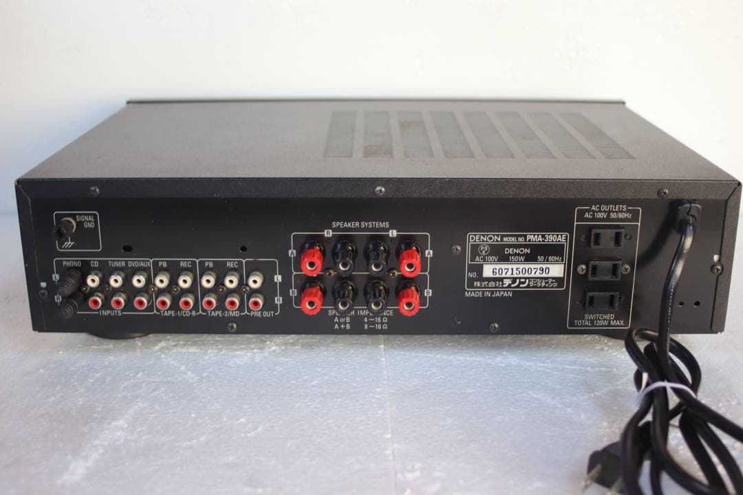 DENON デノン　PMA-390AE プリメインアンプ