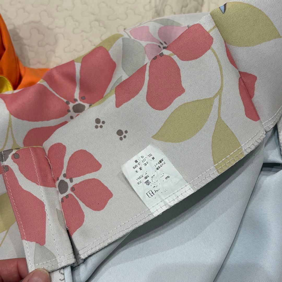 魔女の宅急便　ジジ　黒猫　アンフルール ピンク　遮光カーテン　花柄　ジブリ