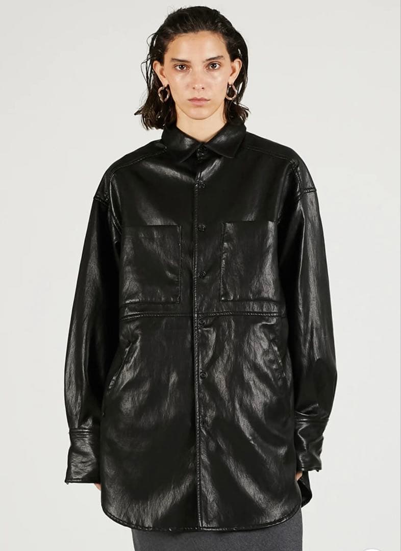 今期　prankproject プランクプロジェクト　 レザージャケットシャツ