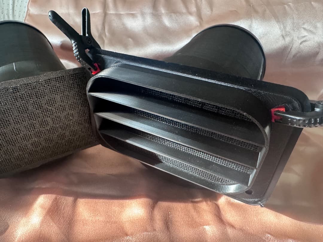 エコフローECOFLOW WAVE2,3専用ダクト取付用パーツ リアドア用