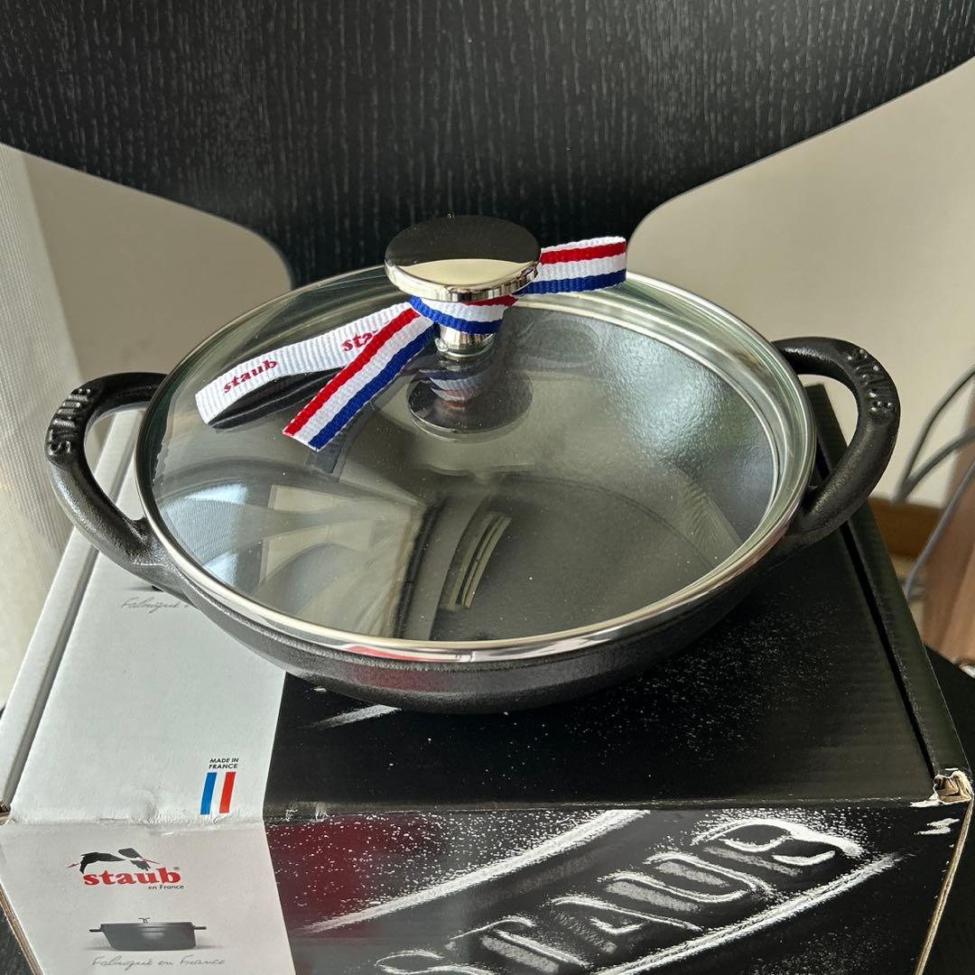 ストウブ　STAUB ベビーウォック　ブラック　鍋　16cm