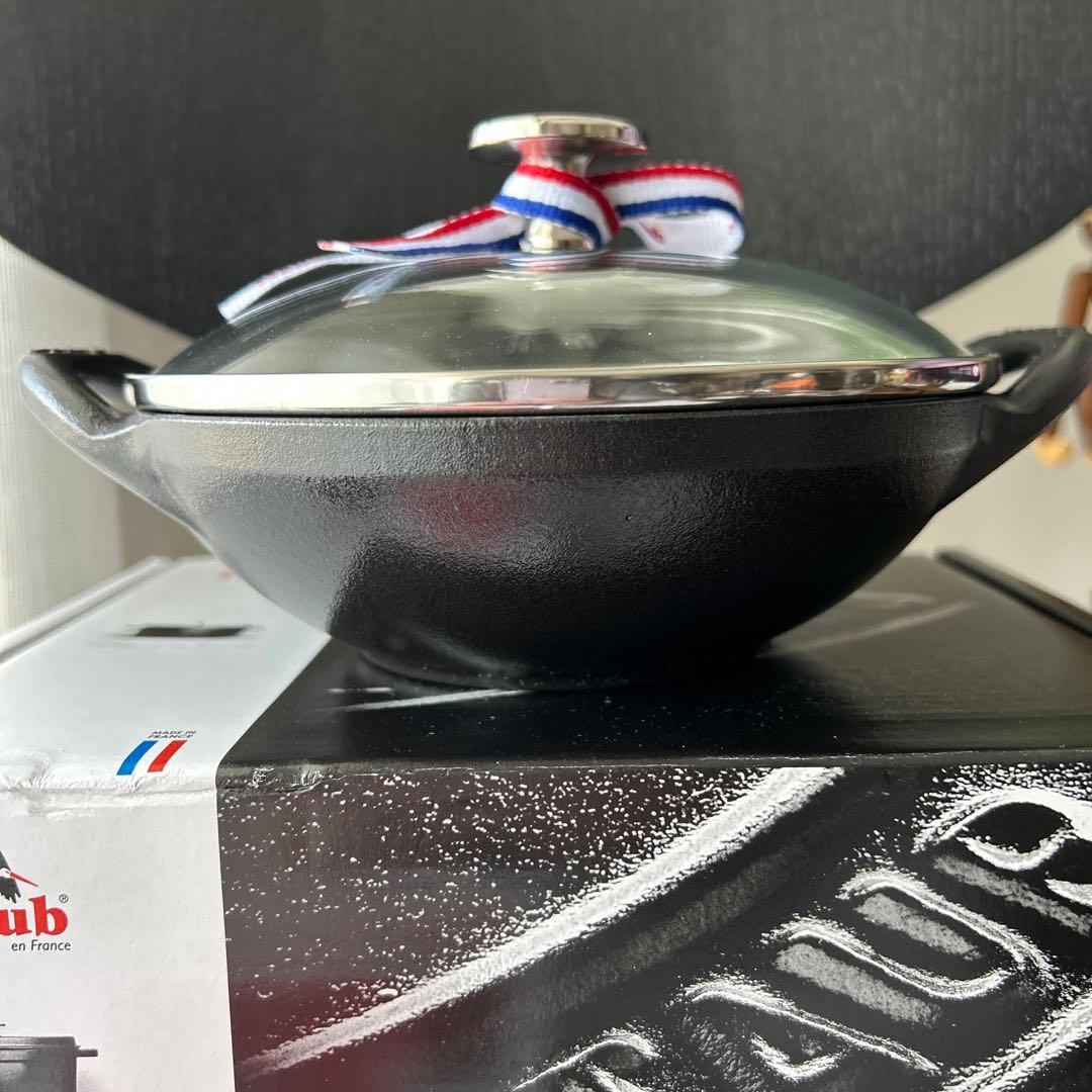 ストウブ　STAUB ベビーウォック　ブラック　鍋　16cm